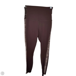 Athletic Leggings By Lululemon In Brown, Size: 6