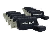 Centon DataStick Sport Waterproof - USB flash drive - 2 GB - USB 2.0 - black (pack of 10) DSW2GB10PK