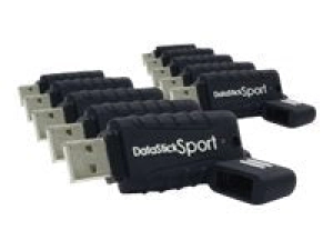 Centon DataStick Sport Waterproof - USB flash drive - 2 GB - USB 2.0 - black (pack of 10) DSW2GB10PK