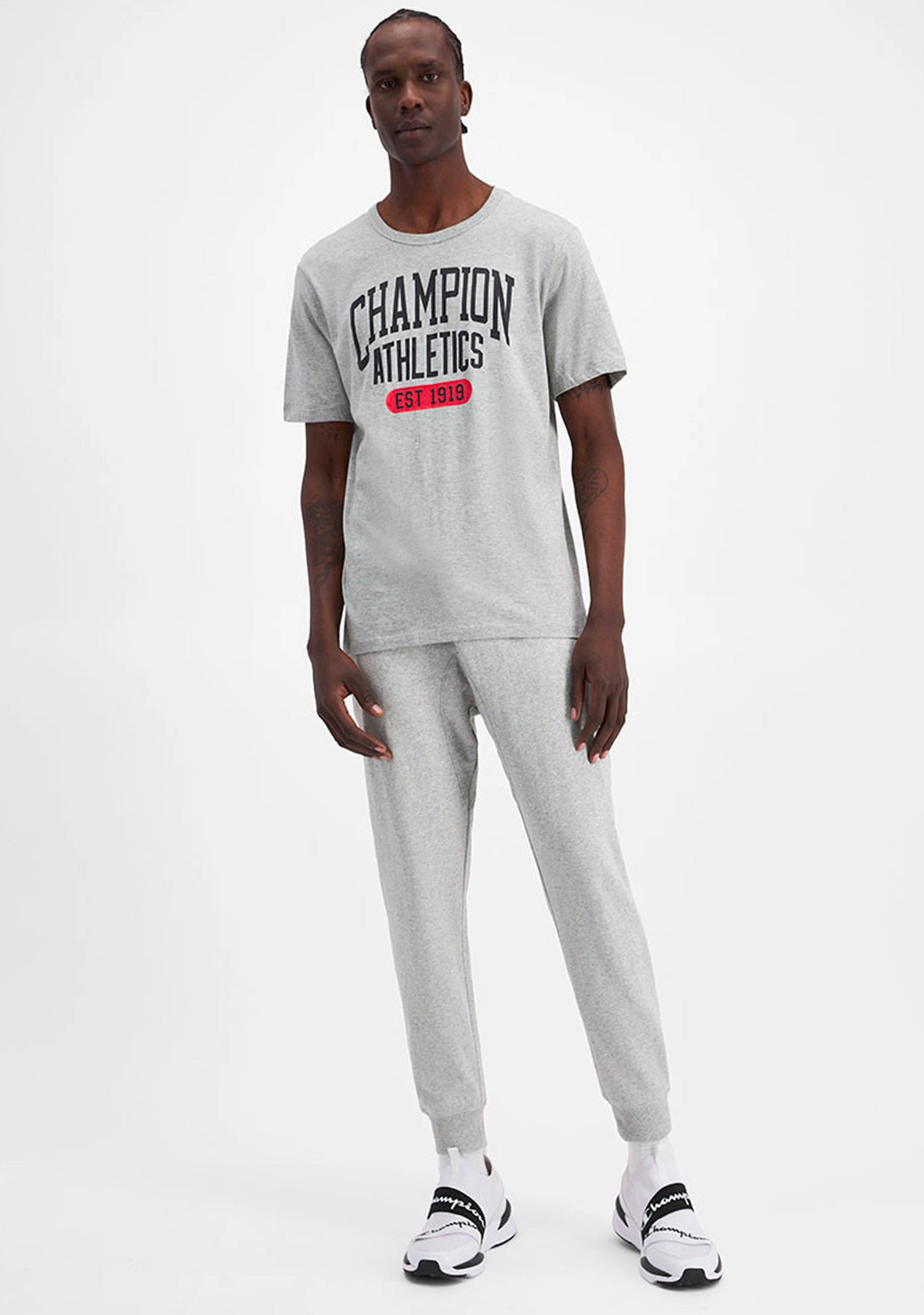 Champion Men's SPS Graphic Print Tee Grey