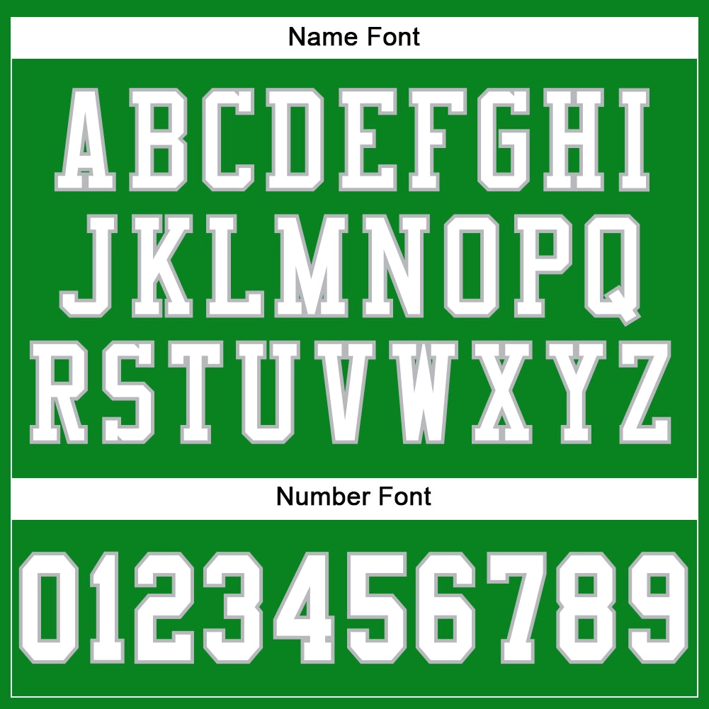 Custom Grass Green White-Gray Mesh Authentic Football Jersey