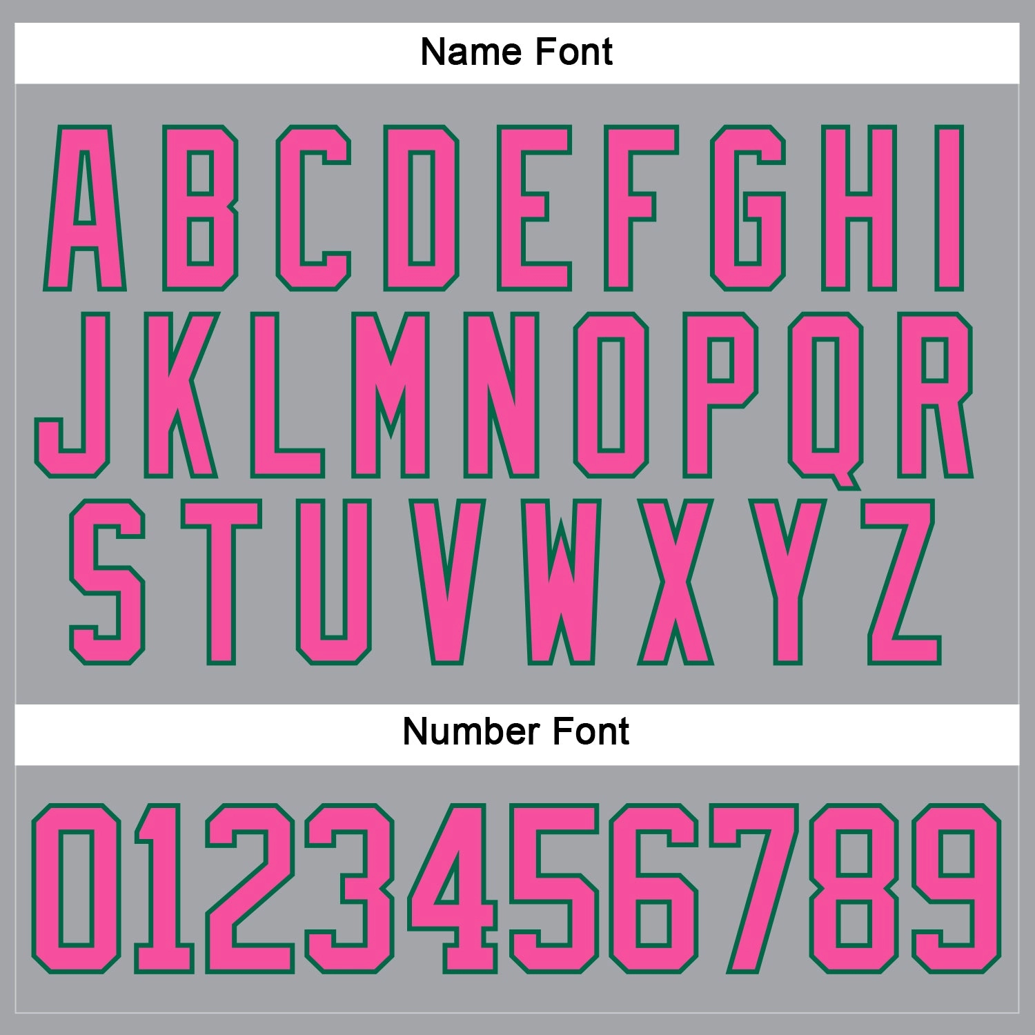Custom Gray Pink-Kelly Green Hockey Lace Neck Jersey