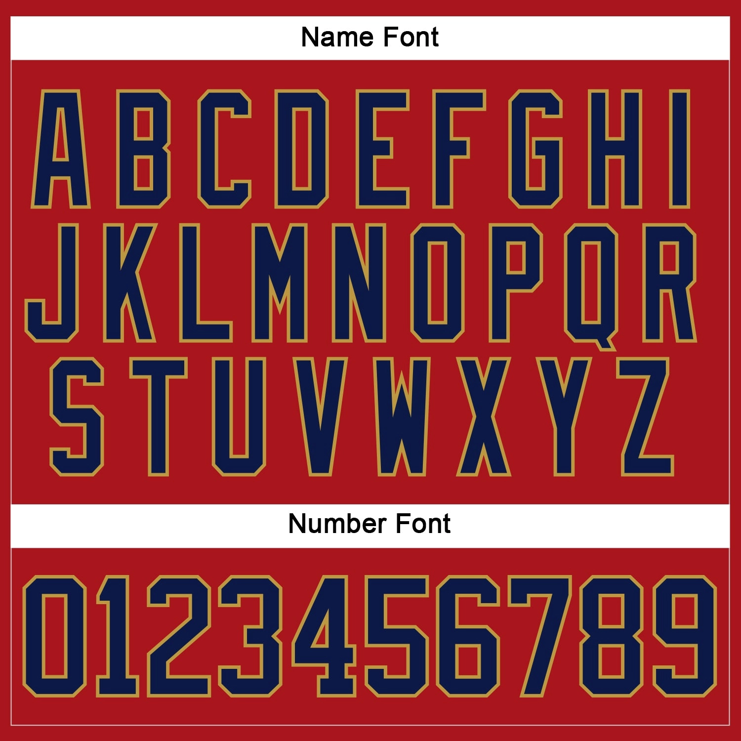 Custom Red Navy-Old Gold Hockey Lace Neck Jersey