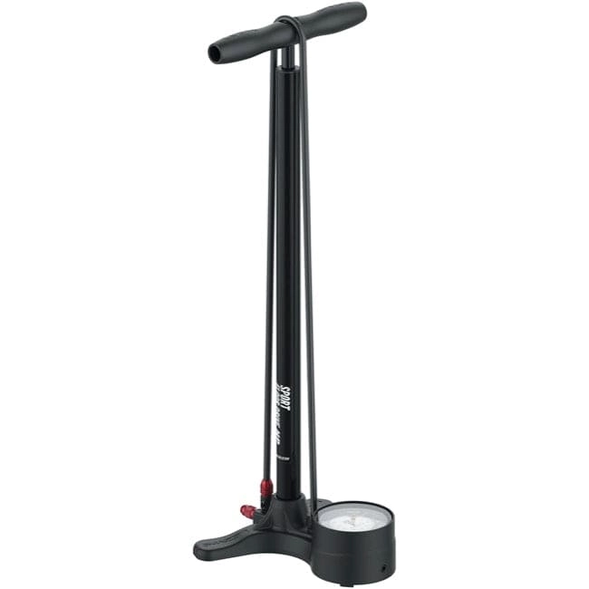 Lezyne Sport Floor Drive Floor Pump, ABS-1 Pro Chuck, 220psi, Grey