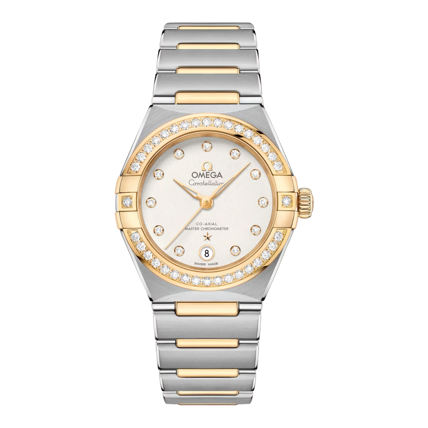 Omega Constellation 29 mm, yellow gold on steel