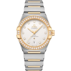 Omega Constellation 39 mm, yellow gold on steel