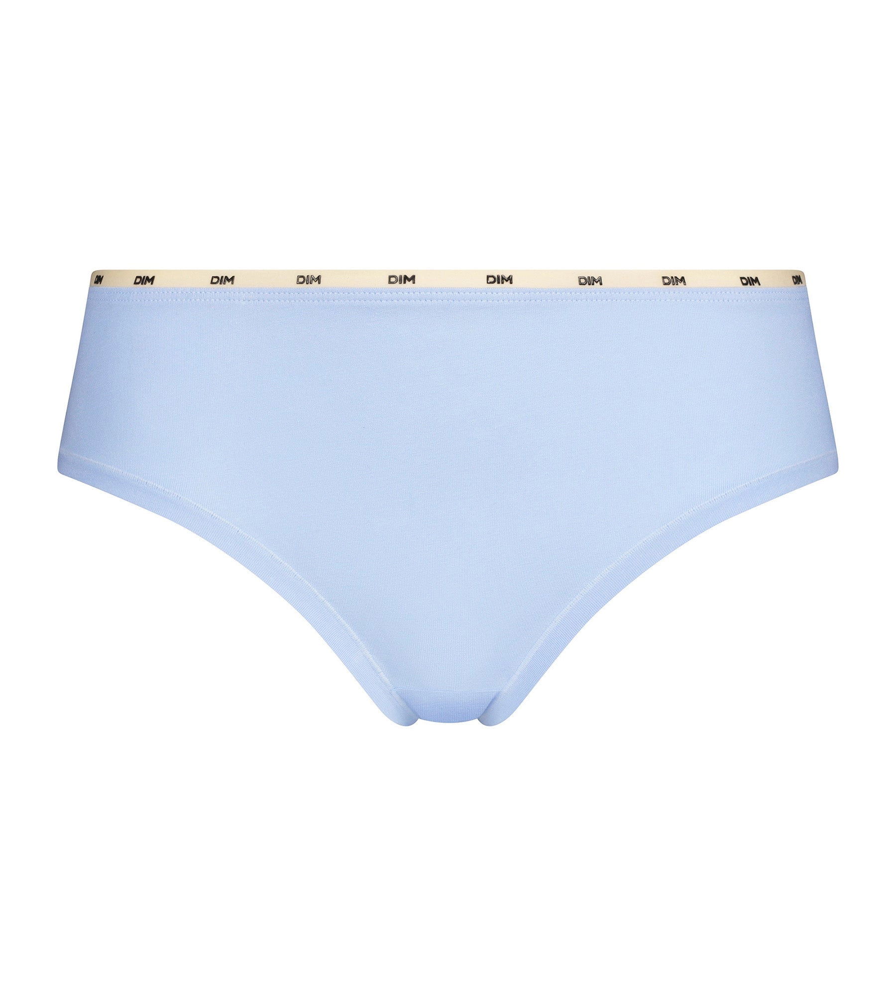 Slip femme en coton modal Bleu à fine ceinture Dim Icons Essentiel