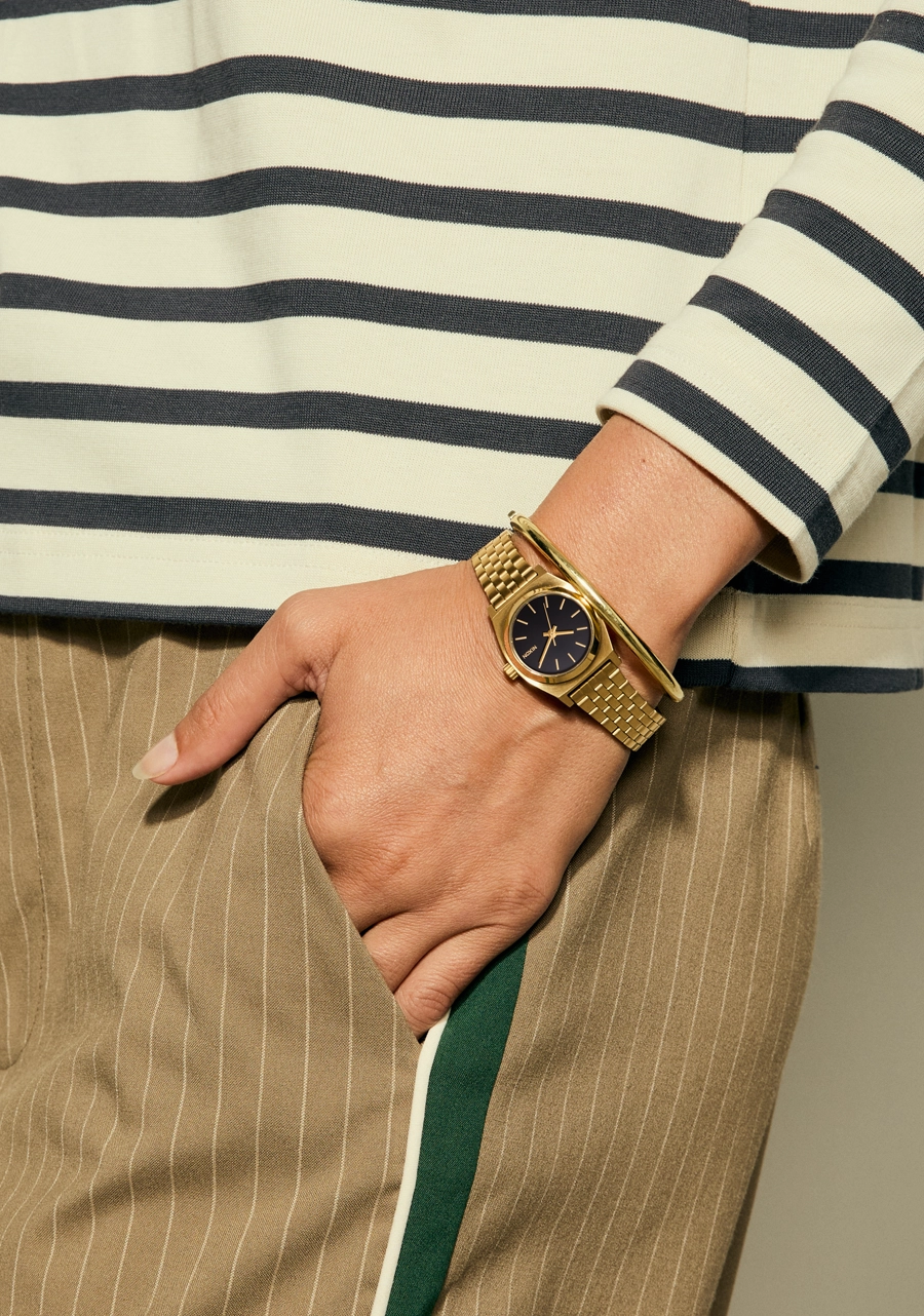 Small Time Teller - Gold / Black / Gold