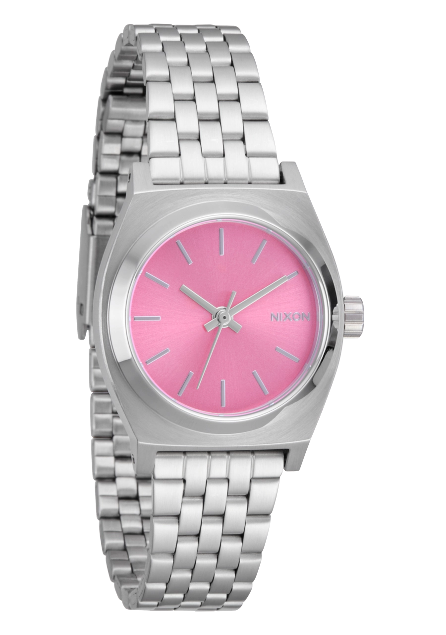 Small Time Teller - Silver / Pink