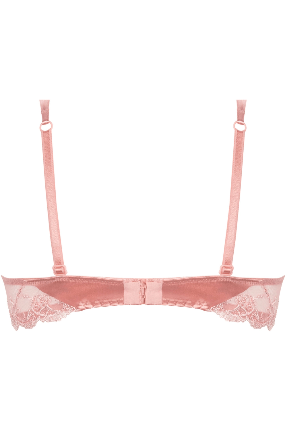 Splendeur Soie Half Cup Bra Rose