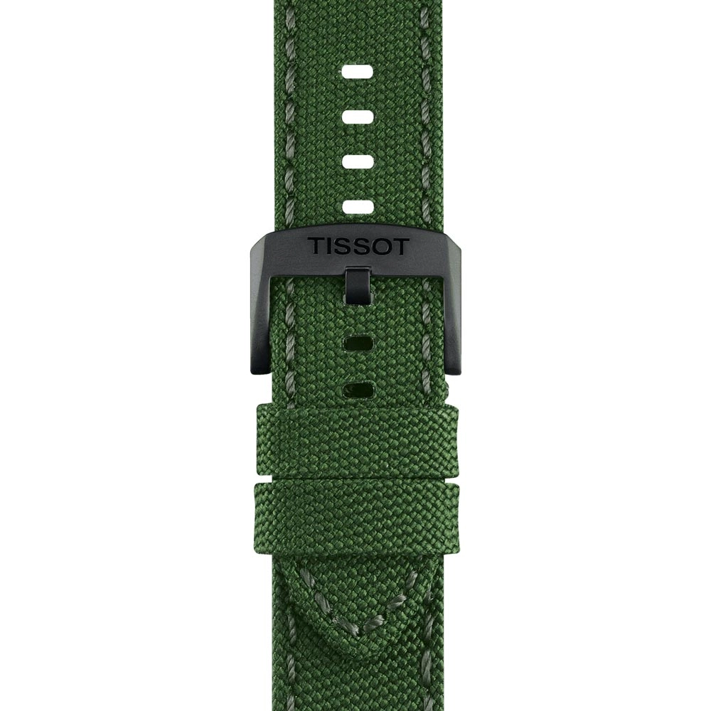 Tissot Chrono XL 45mm Green Dial Back PVD Steel Gents Quartz Watch T1166173709700