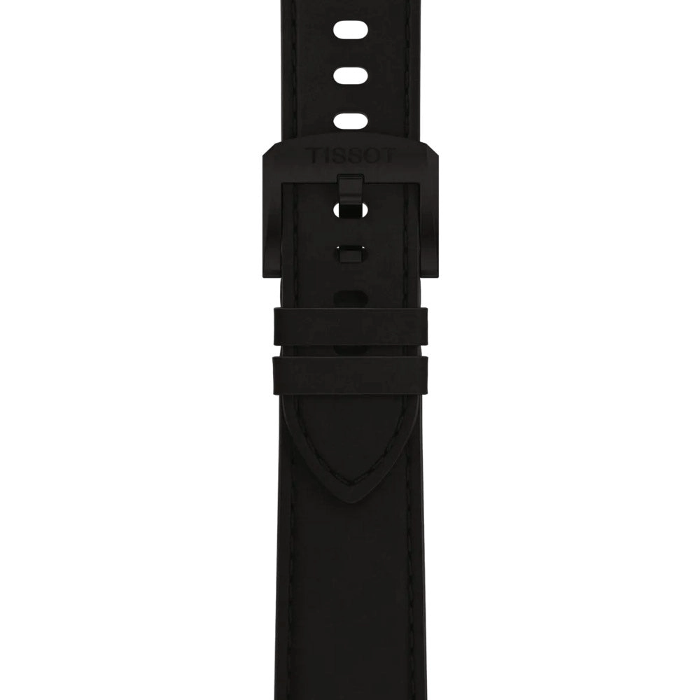 Tissot PRC 100 Solar 39mm Black Dial Black PVD Steel Quartz Watch T1514223605100