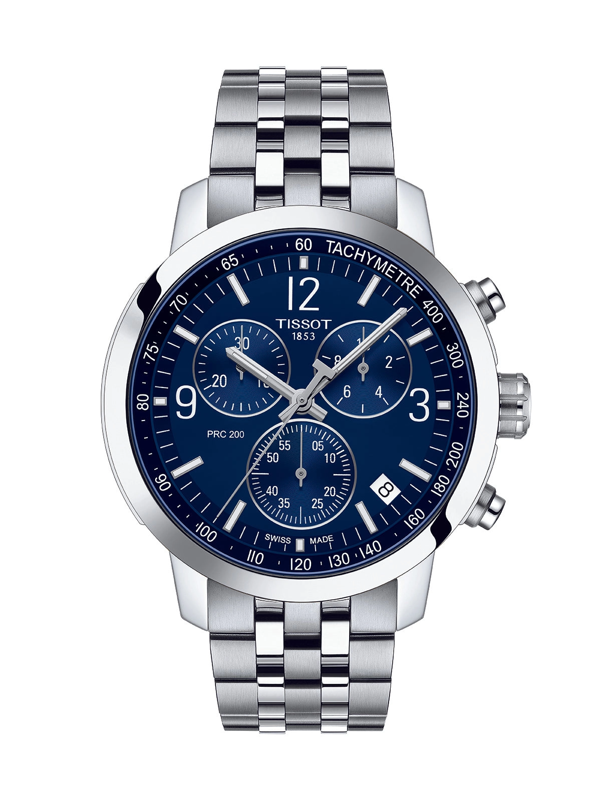 Tissot PRC 200 Chronograph Watch 43mm T114.417.11.047.00
