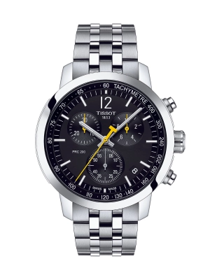 Tissot PRC 200 Chronograph Watch 43mm T114.417.11.057.00