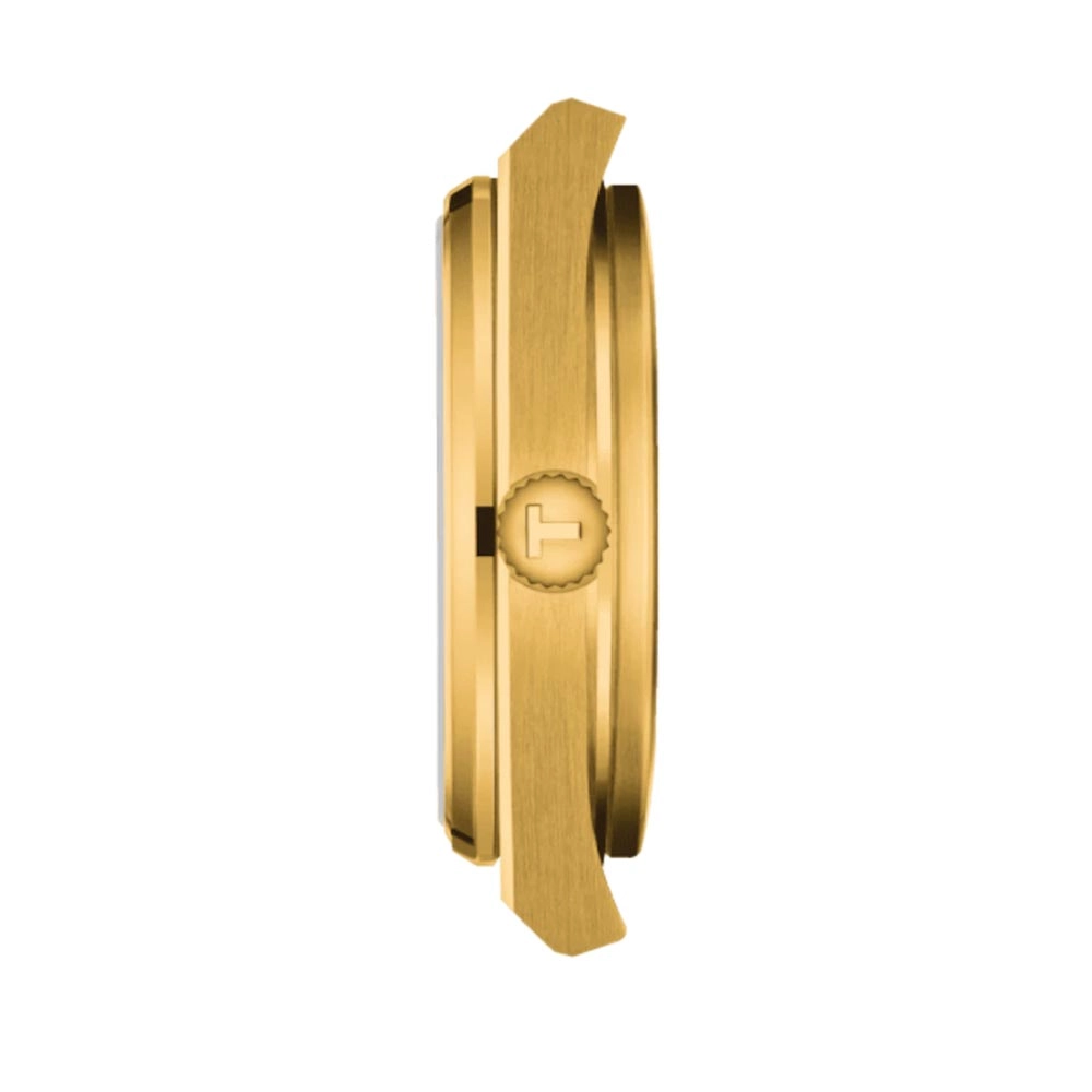 Tissot PRX 35mm Champagne Dial Gold PVD Steel Quartz Watch T1372103302100