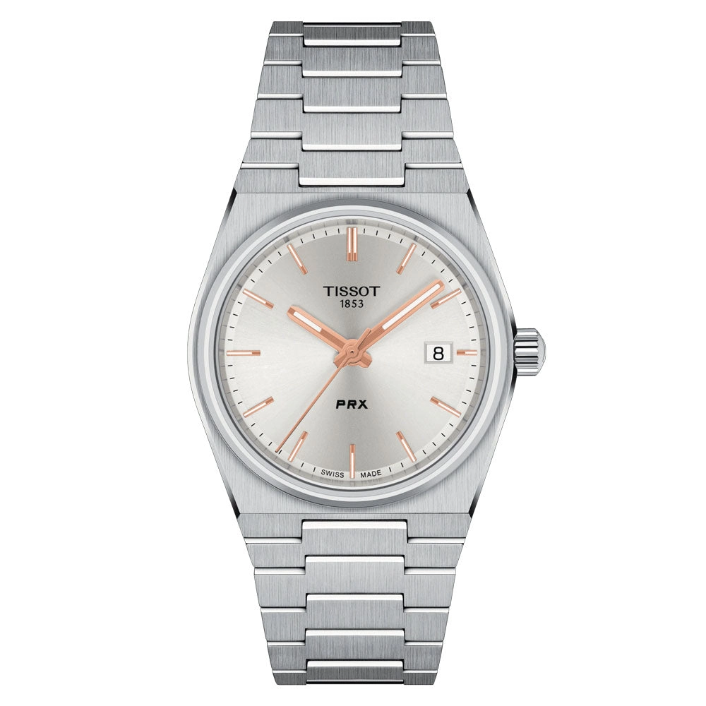 Tissot PRX 35mm Silver Dial Quartz Watch T1372101103100