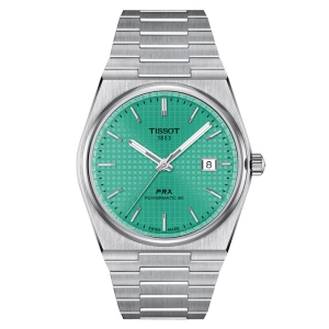 Tissot PRX Powermatic 80  Light Green Dial 40mm Automatic Gents Watch T1374071109101
