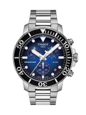 Tissot Seastar 1000 Chronograph Watch 45.5mm T120.417.11.041.01