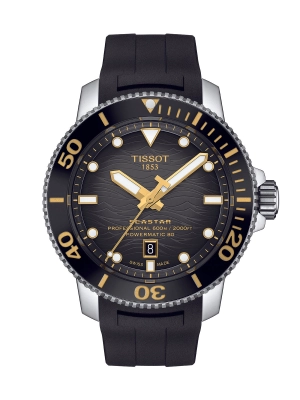 Tissot Seastar 2000 Professional Powermatic 80 Watch 46mm T120.607.17.441.01