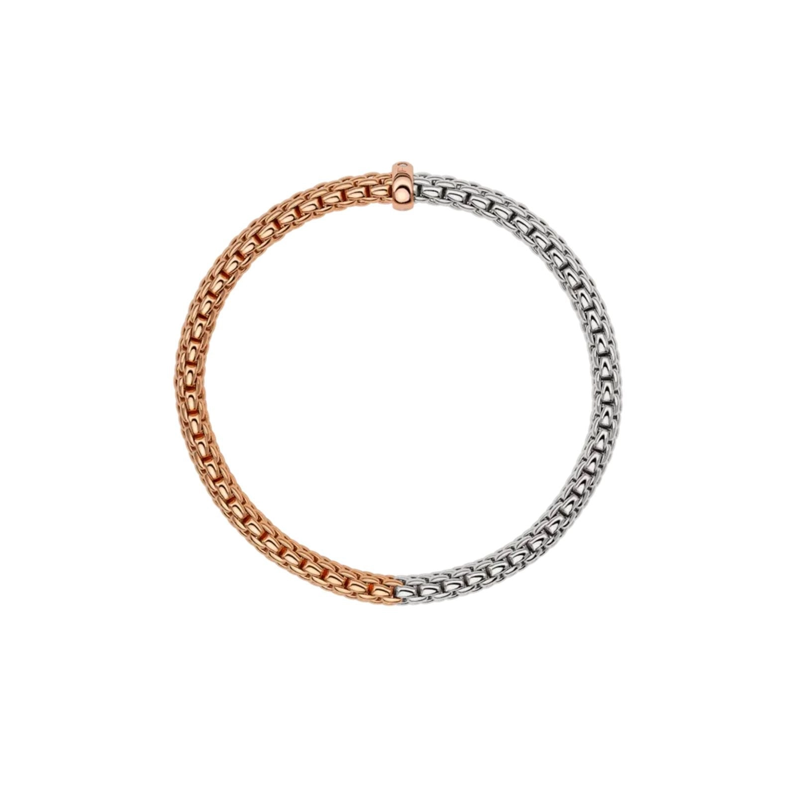 Vendome 18ct Rose & White Gold Diamond Flex'it Bracelet 01M02B2_BB_1_XRX