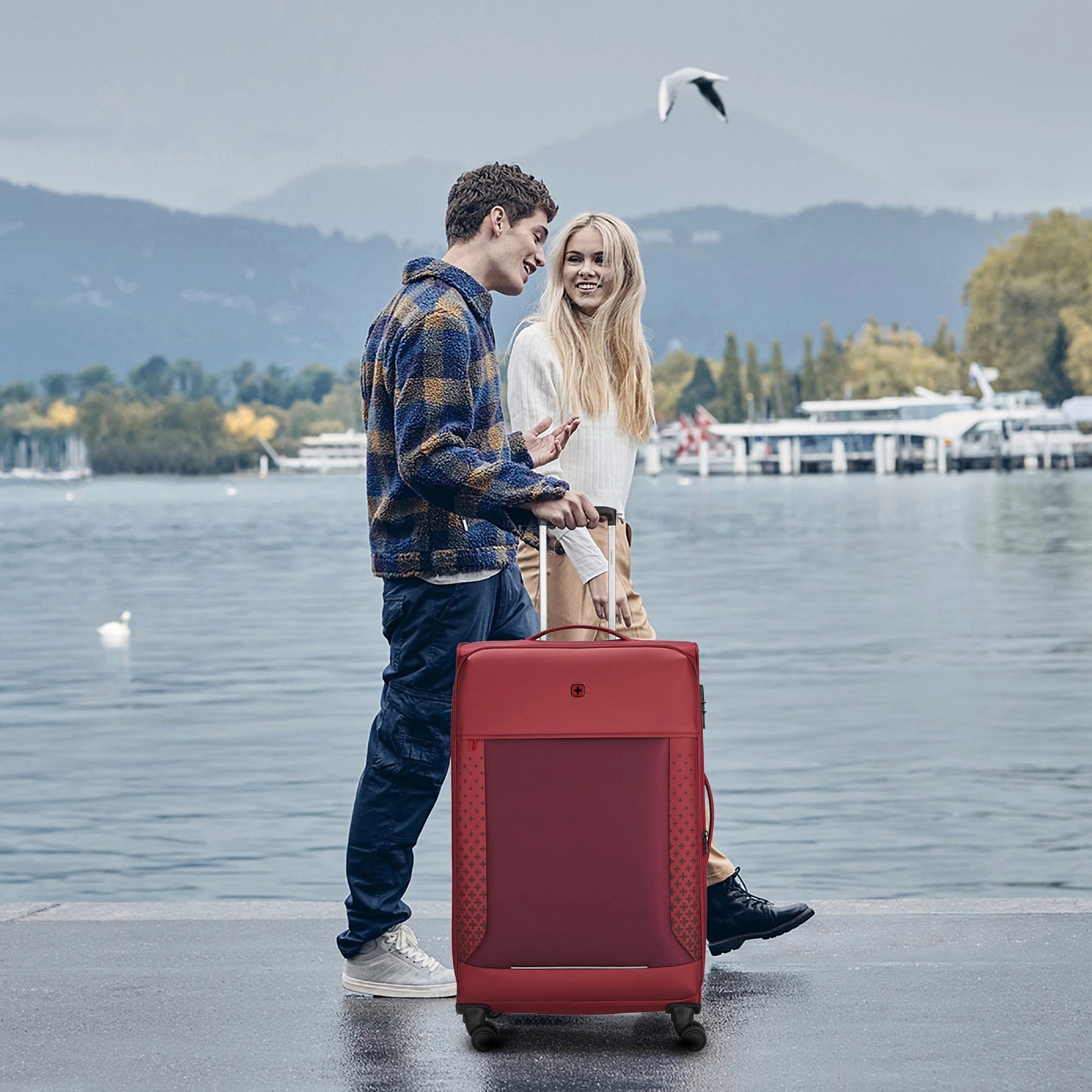 Wenger, Veric Large Softside Case, Salsa, 101 Litres, Swiss designed
