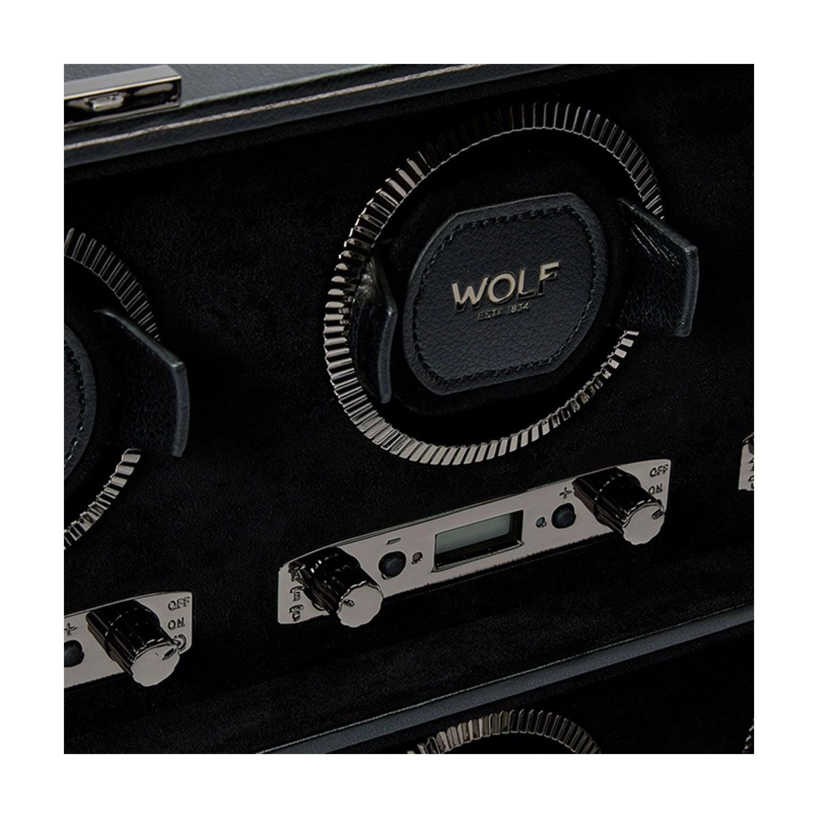 Wolf British Racing Eight Watch Winder Black 792502