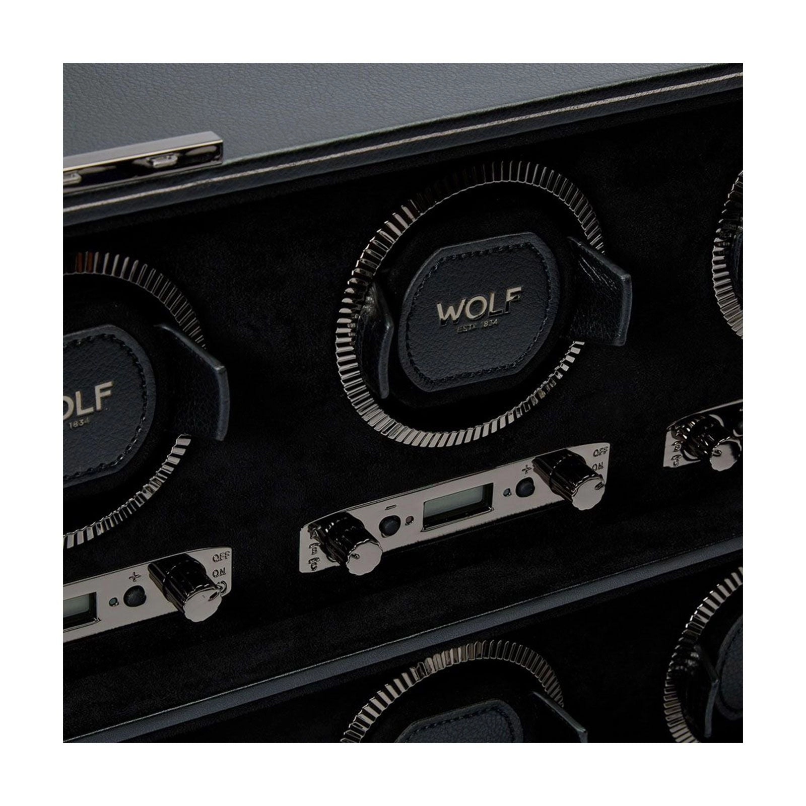 Wolf British Racing Eight Watch Winder Black 792502
