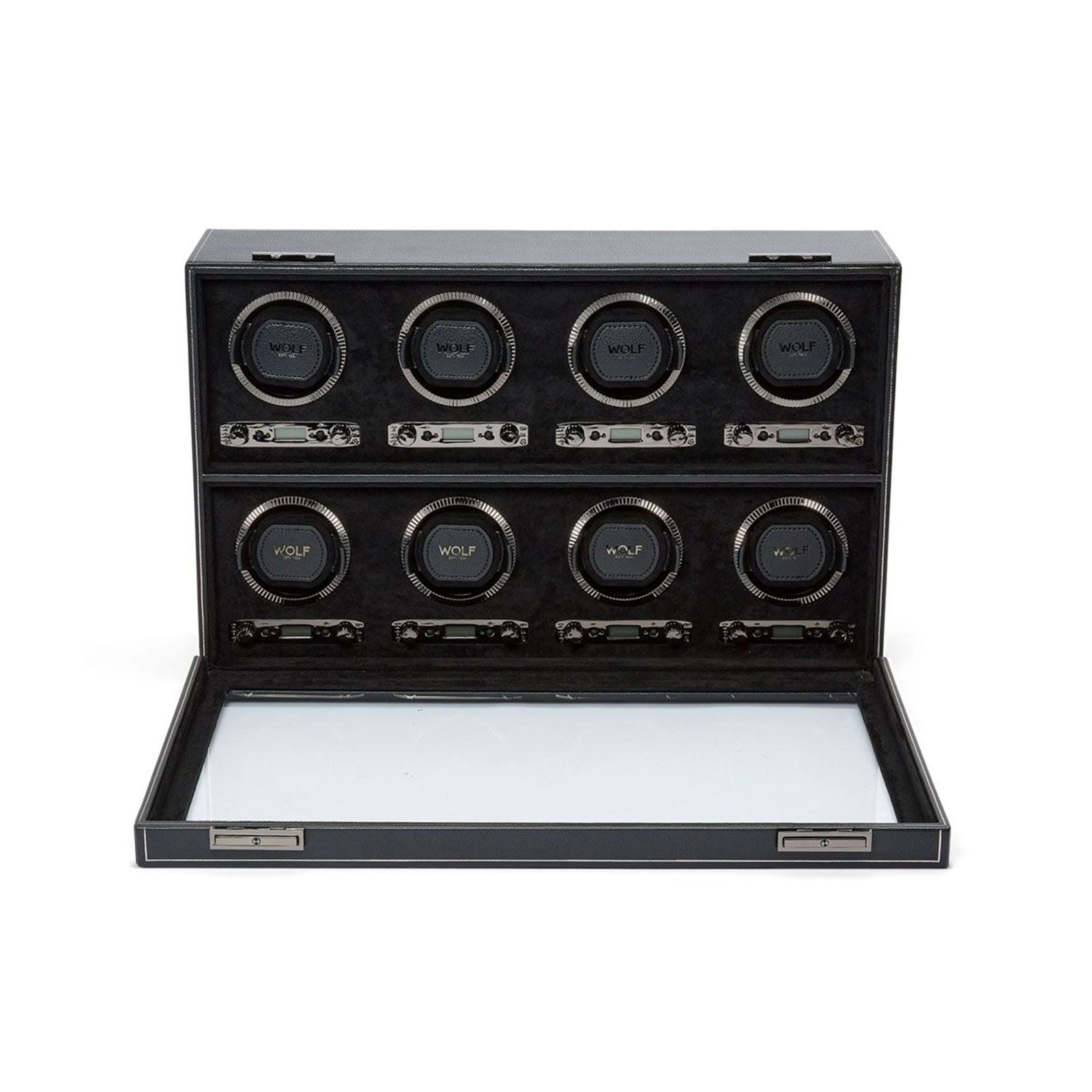 Wolf British Racing Eight Watch Winder Black 792502